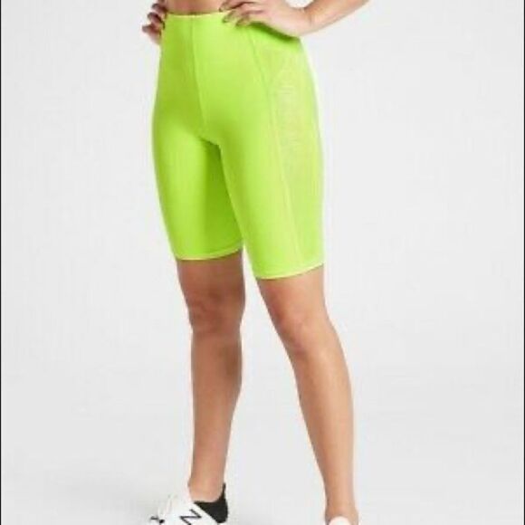 Athleta Stay Fly Reflective Compression 9" Shorts - Picture 1 of 13